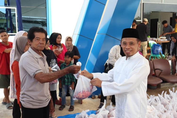 BPN Mesuji Tebar Kepedulian Sosial Lewat Penyembelihan Sapi Kurban Idul Adha 1446 H