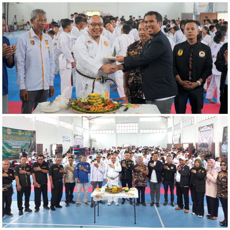 ITERA Jadi Saksi Kejurda Karate BKC Lampung 2025, 450 Atlet Berlaga Junjung Sportivitas