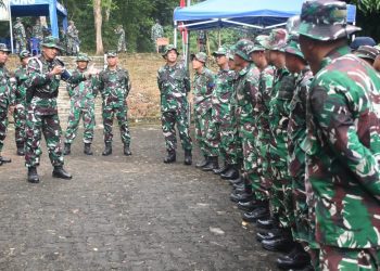 Tingkatkan Kesiapan Tempur, Prajurit Lanal Lampung Mantapkan Skill Menembak