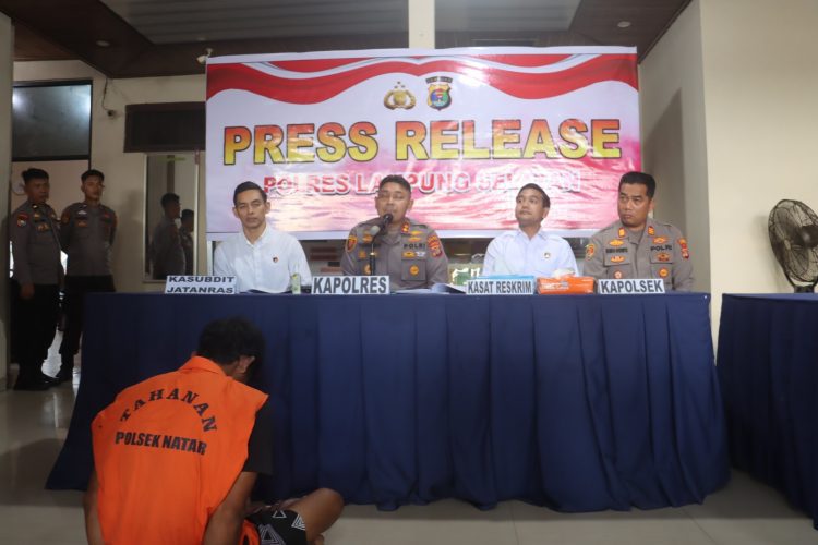 Pelaku Pembunuhan Keji di Natar Ditangkap: Polisi Ungkap Motif dan Rentetan Kejahatan