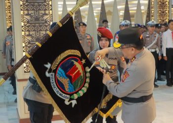 Kapolda Lampung Pimpin Upacara Pemuliaan Tribrata, Teguhkan Jati Diri Bhayangkara di HUT ke-79