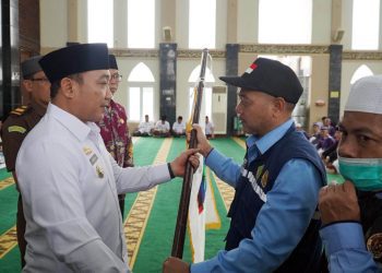 Penuh Haru dan Syukur, 392 Jemaah Haji Lampung Selatan Pulang Selamat Disambut di Masjid Agung Kalianda