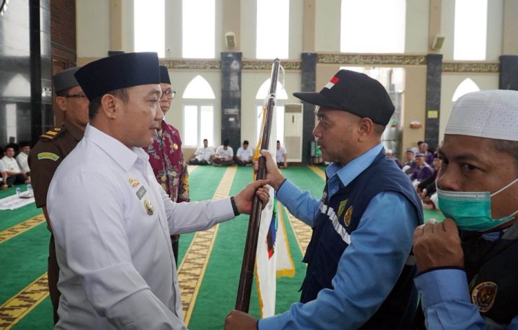 Penuh Haru dan Syukur, 392 Jemaah Haji Lampung Selatan Pulang Selamat Disambut di Masjid Agung Kalianda