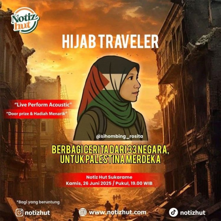 Rosita Sihombing Berbagi Kisah 33 Negara untuk Palestina di Bandar Lampung