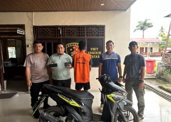 Tekab 308 Polsek Natar Tangkap Remaja Pelaku Curat Motor, Modus Subuh Saat Korban Lengah