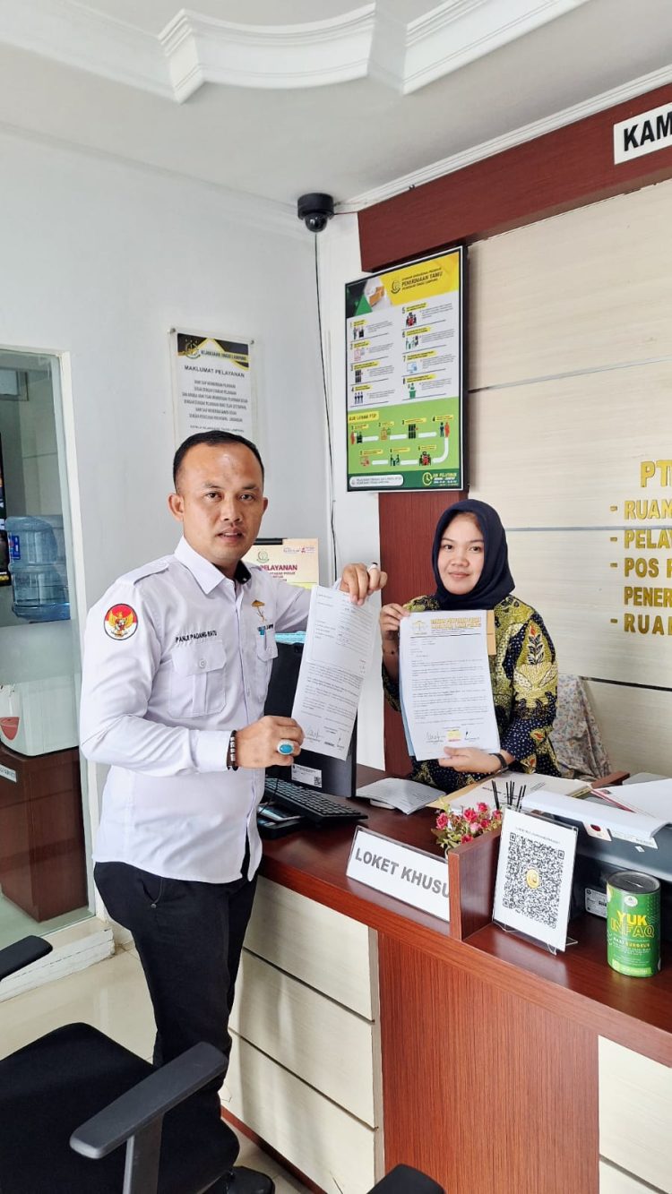 Laskar Lampung Indonesia, Resmi Laporkan Dugaan Korupsi Dana Hibah Bawaslu Lampung Tengah T.A 2024.