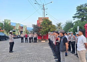 Polres Pesawaran Perkuat Pengamanan dan Kelancaran Lalu Lintas Pagi Hari di Titik Rawan