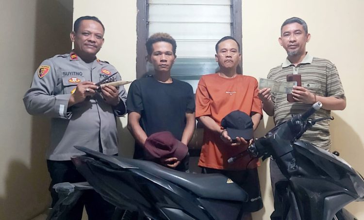 Dua Residivis Curanmor Dibekuk Tekab 308 Polsek Palas, Sempat Kabur Usai Gasak Motor Petani