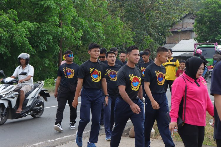 Semarak Hari Bhayangkara ke-79, Polres Pesawaran Gelar Olahraga Bersama Lintas Instansi dan Masyarakat