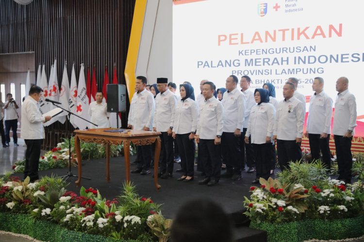 Resmi Dilantik, Wulan Sari Mirza Pimpin PMI Lampung 2025–2030: Teguhkan Komitmen Kemanusiaan