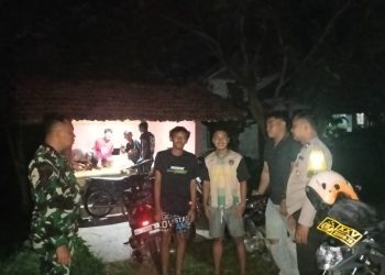 Sinergi TNI–Polri Sambangi Pos Ronda: Langkah Nyata Menjaga Kamtibmas di Gedong Tataan