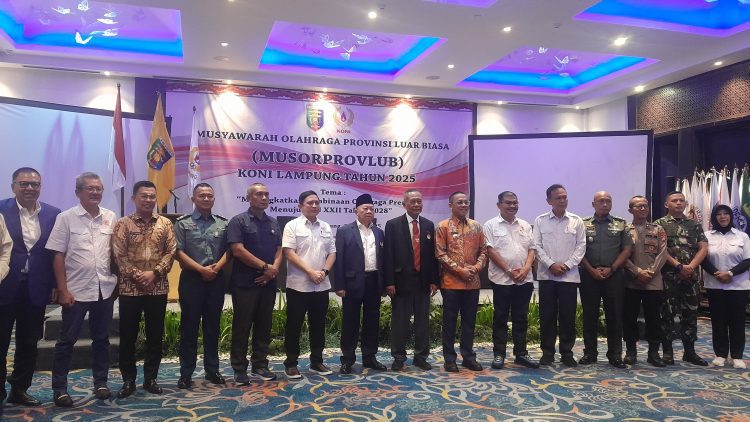 Taufik Hidayat Terpilih Aklamasi Jadi Ketua Umum KONI Lampung 2025–2029, Siap Bangun Prestasi Berjenjang