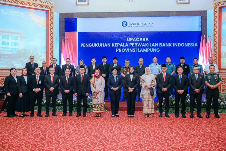 Bimo Epyanto Resmi Jabat Kepala BI Lampung, Pemprov Apresiasi Komitmen BI Jaga Stabilitas dan Dorong Ekonomi Daerah