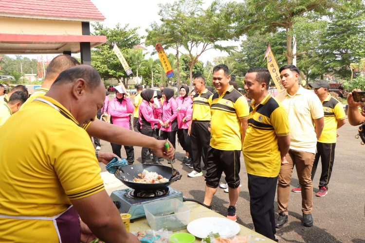 Meriah dan Penuh Keakraban, Polres Pesawaran Rayakan Hari Bhayangkara ke-79 dengan Aneka Lomba Seru
