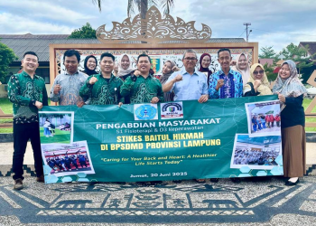 Satu Langkah untuk Sejuta Manfaat: STIKes Baitul Hikmah Gandeng BPSDMD Lampung Edukasi Kesehatan