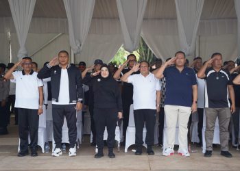 Wali Kota dan Wakil Wali Kota Bandar Lampung Terpilih Jalani Gladi Bersih Di Monas