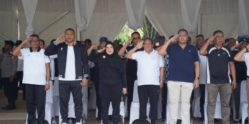 Wali Kota dan Wakil Wali Kota Bandar Lampung Terpilih Jalani Gladi Bersih Di Monas