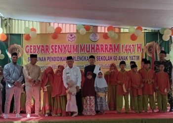 Meriah dan Penuh Makna, Ponpes Yatim Al-Ishlah Pringsewu Gelar Gebyar Senyum Muharam dan Santunan Anak Yatim