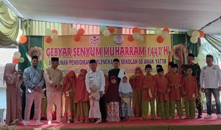 Meriah dan Penuh Makna, Ponpes Yatim Al-Ishlah Pringsewu Gelar Gebyar Senyum Muharam dan Santunan Anak Yatim