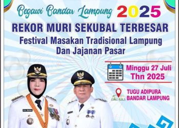 “Begawi Bandar Lampung 2025: Sajian Spektakuler HUT ke-343, Incar Rekor MURI Sekubal Terbesar”