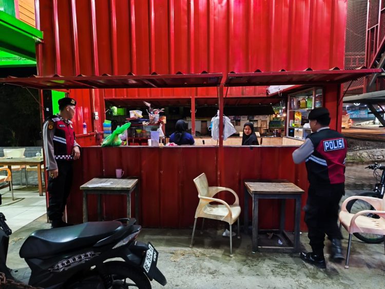 Samapta Polres Pesawaran Intensifkan Patroli Malam untuk Jaga Kamtibmas Kondusif
