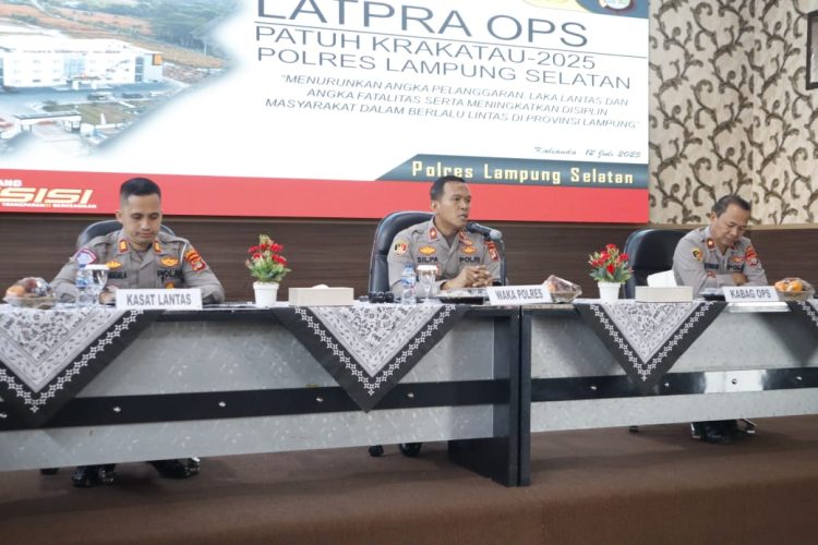 Polres Lampung Selatan Gelar Operasi Patuh Krakatau 2025: Humanis, Edukatif, dan Fokus Keselamatan