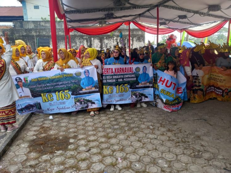Semarak Karnaval Budaya Desa Sukajaya Lempasing, Langkah Nyata Menuju “Desaku Maju”