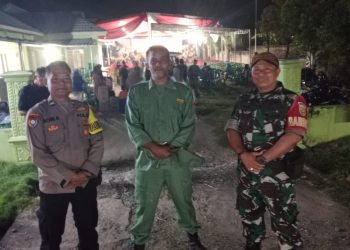 Polsubsektor Negeri Katon Amankan Tradisi Suroan di Pesawaran, Wayang Kulit Berlangsung Aman dan Khidmat