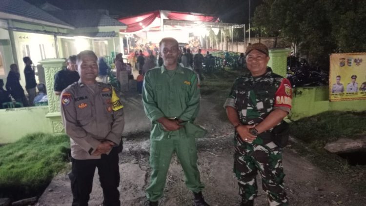 Polsubsektor Negeri Katon Amankan Tradisi Suroan di Pesawaran, Wayang Kulit Berlangsung Aman dan Khidmat