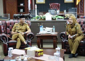 Gubernur Mirza dan Wali Kota Eva Bahas Akselerasi Program Strategis Bandar Lampung