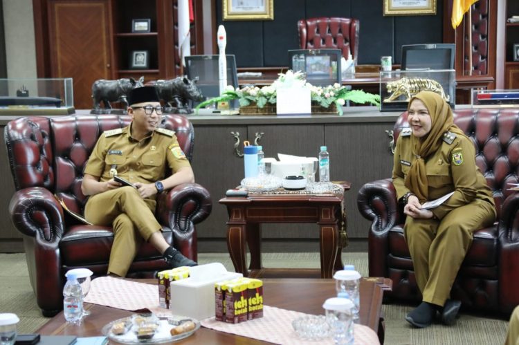 Gubernur Mirza dan Wali Kota Eva Bahas Akselerasi Program Strategis Bandar Lampung