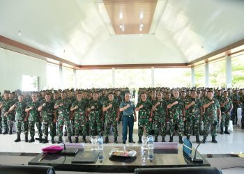 Danbrigif 4 Marinir/BS Tekankan Disiplin dan Kewaspadaan dalam Sosialisasi Pengamanan Prajurit Harimau Sumatera