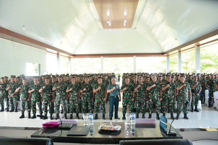 Danbrigif 4 Marinir/BS Tekankan Disiplin dan Kewaspadaan dalam Sosialisasi Pengamanan Prajurit Harimau Sumatera