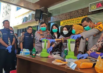 Polresta Bandar Lampung Musnahkan Narkoba Senilai Rp6,8 Miliar, Selamatkan 63 Ribu Jiwa