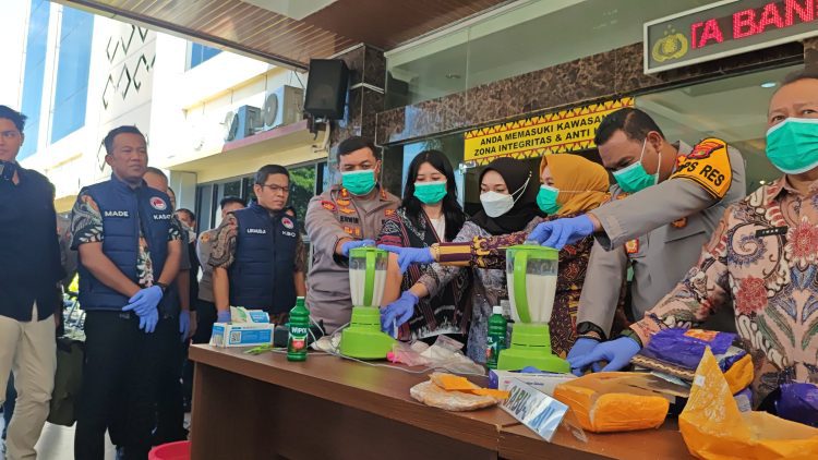 Polresta Bandar Lampung Musnahkan Narkoba Senilai Rp6,8 Miliar, Selamatkan 63 Ribu Jiwa