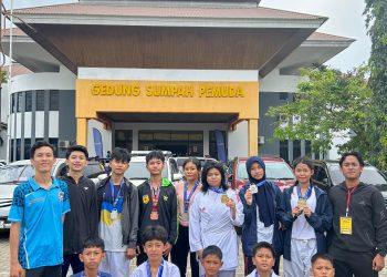 FORKI Lampung Utara Borong Medali di Kejuaraan Karate Piala Gubernur 2025