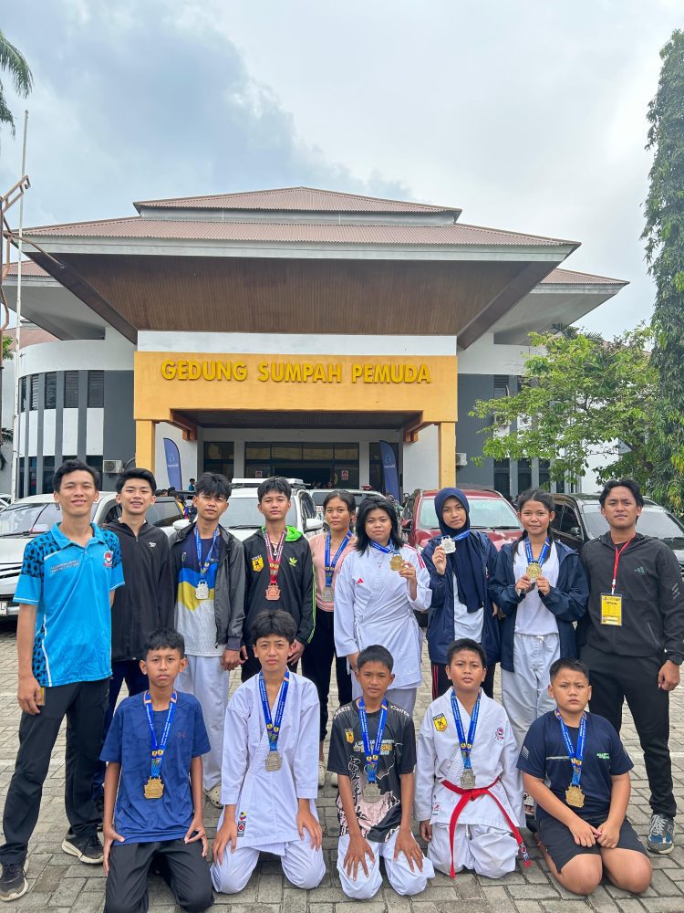 FORKI Lampung Utara Borong Medali di Kejuaraan Karate Piala Gubernur 2025