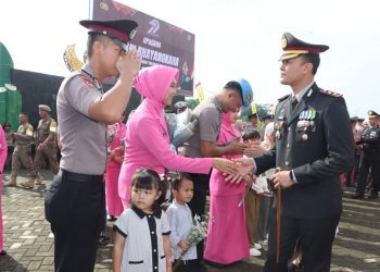 42 Personel Polres Pringsewu Naik Pangkat, Kado Spesial di Hari Bhayangkara ke-79