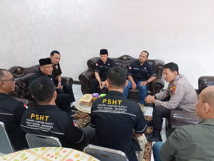 PSHT Lampung Barat Audiensi ke Polres: Bahas Wisuda 350 Warga Baru dan Komitmen Jaga Kamtibmas