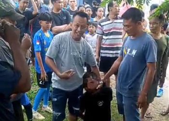 Tertangkap Basah Curi Motor, Pria di Pringsewu Diamuk Massa hingga Babak Belur