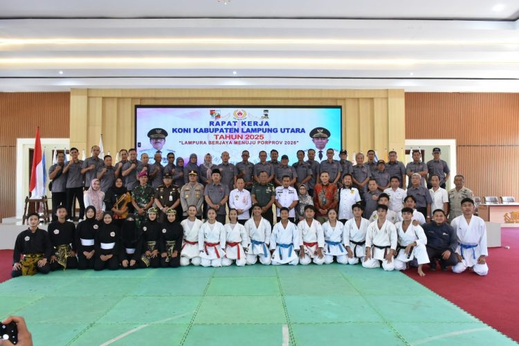KONI Lampung Utara Gelar Rapat Kerja Bertema “Lampura Berjaya”