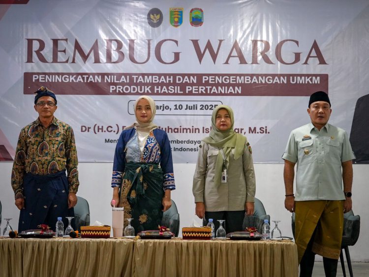 Dorong Nilai Tambah Pertanian, Kemenko PM Gelar Rembug Warga di Lampung Selatan