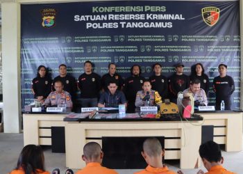 Bongkar Komplotan Pencuri Emas, Polres Tanggamus Ungkap Fakta Mengejutkan: Remaja Terlibat, Hasil Kejahatan untuk Judi Slot dan Narkoba