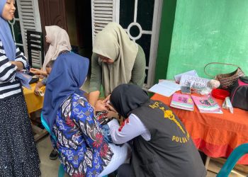 Sinergi Polres Pesawaran dan Puskesmas Bernung: Cegah Stunting Lewat Posyandu Balita