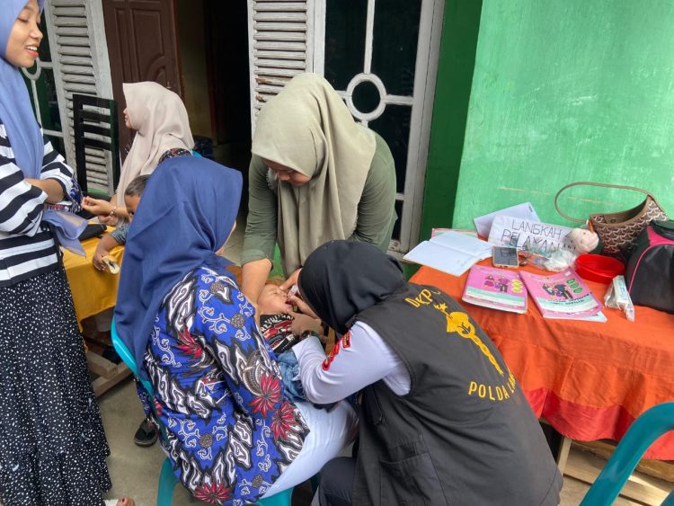 Sinergi Polres Pesawaran dan Puskesmas Bernung: Cegah Stunting Lewat Posyandu Balita