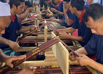 Diskominfo Lampung Selatan Kunjungi Lapas Kalianda, Apresiasi Pelatihan Tapis untuk Warga Binaan