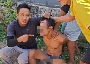 Kepergok Maling Motor, Pelaku Curanmor Babak Belur Dihajar Warga Usai Dikejar dan Ditabrak Pick-Up!