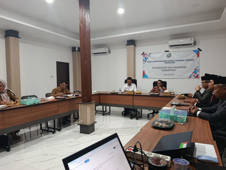 Jajaran Direksi BUMD PT Pringsewu Jaya Sejahtera Ditetapkan Lewat RUPS