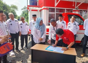 BRI Regional Office Bandar Lampung Dukung Pengembangan Koperasi Desa Merah Putih Bumisari Lewat BRILink dan Bantuan Operasional