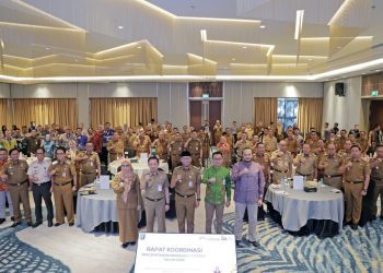 Rakor Sekda se-Lampung: SDM Jadi Kunci Menuju Indonesia Emas 2045